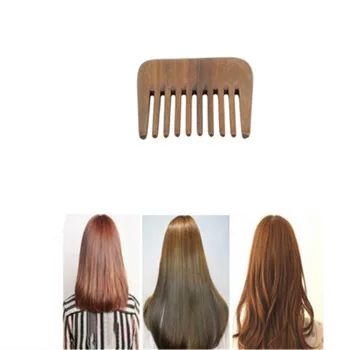 

Wood Thickened Curved Pocket Hair Comb Massage Anti-Static Fine-Tooth Salon Styling Tool Hairdressing Barbers Brush 1Pc