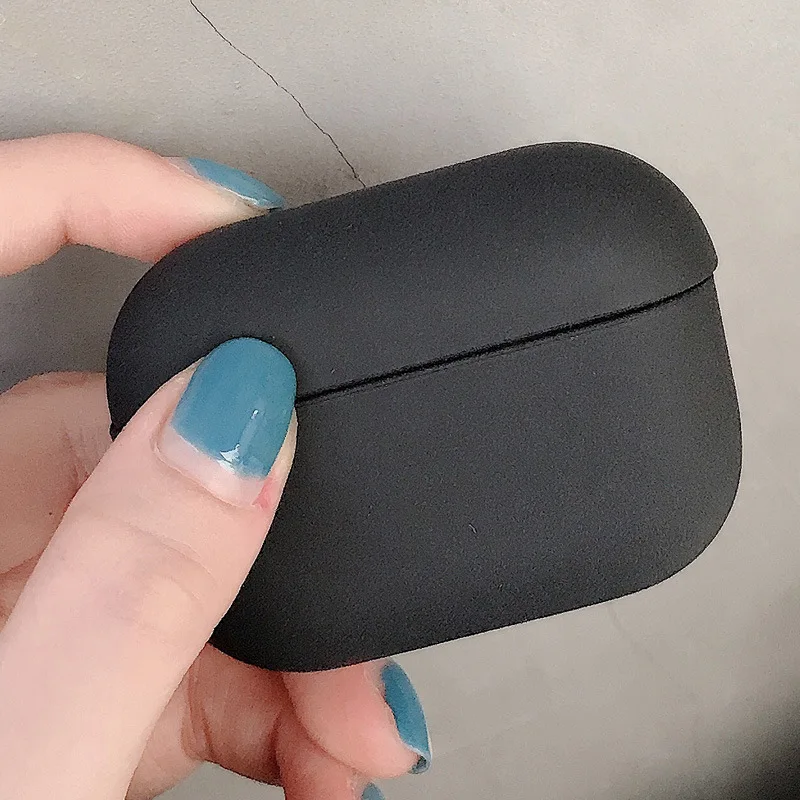 black for pro Для Apple Airpods 1 2 беспроводной Bluetooth чехол для наушников Красочные конфеты для Apple AirPods Pro PC жесткий милый чехол Коробка Чехол - Цвет: black for pro