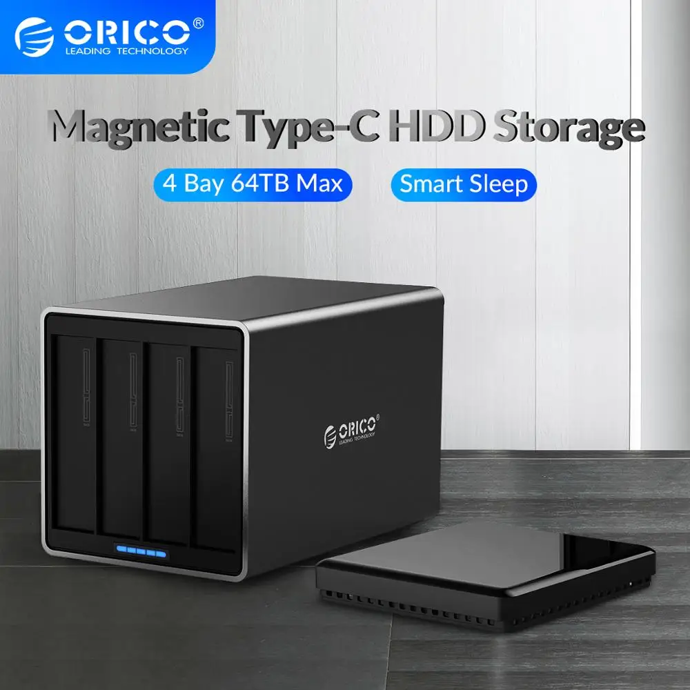 Док станция ORICO NS Series 4 Bay 3 5 дюйма Type C алюминиевый корпус для HDD Гбит/с чехол USB3.1 с