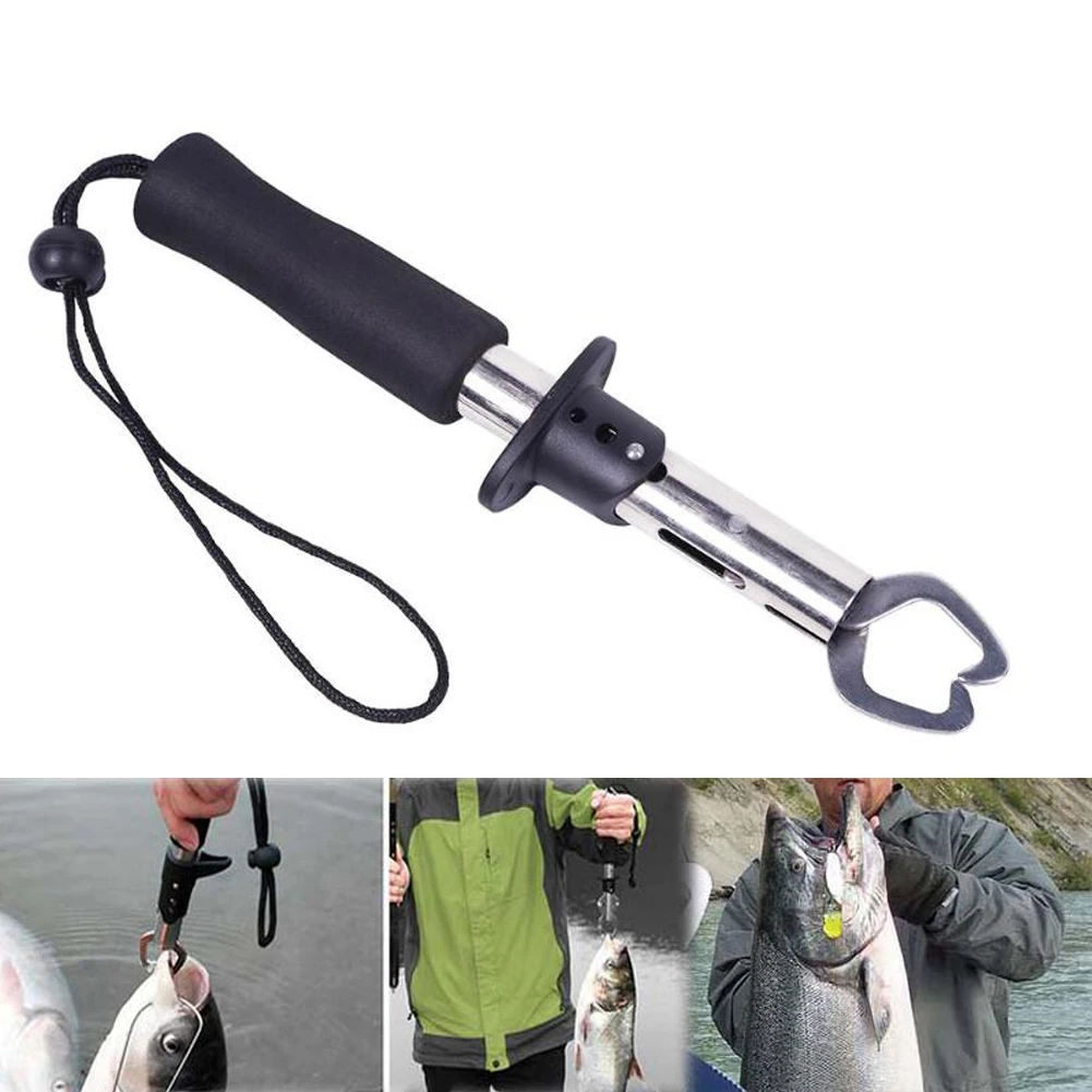 

High Quality Fish Grip Lip Trigger Lock Gripper Clip Clamp Grabber Fish Pliers Grab Fishing Tackle Box Accessory Tool