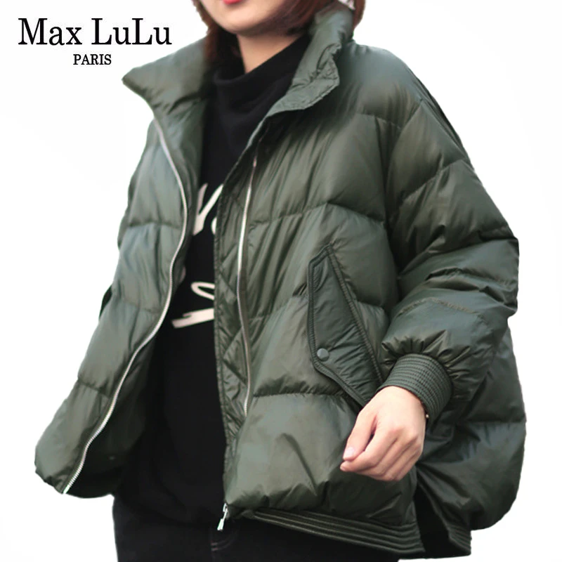 Max LuLu/новая верхняя одежда в европейском стиле дизайнерская женская утепленная