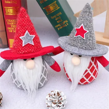 

45# Christmas decoration faceless doll doll ornaments forest old man dwarf doll Wedding christmas decorations рождество navidad