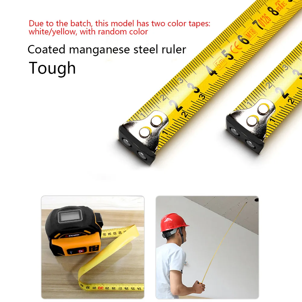 Ruler Survey Tool Laser Distance Meter Range Finder 40M 60M Laser Tape Measure Digital Retractable 5m Laser Rangefinder Ruler Survey Tool Laser Distance Meter Range Finder 40M 60M Laser Tape Measure Digital Retractable 5m Laser Rangefinder