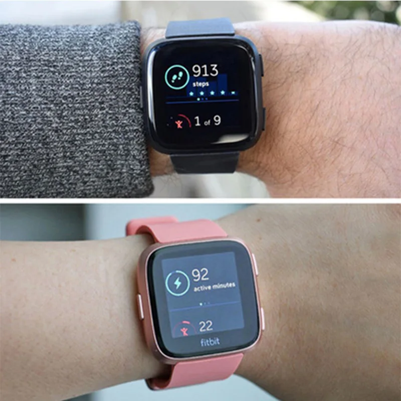 Мягкий силиконовый безопасный регулируемый ремешок для Fitbit Versa/Versa Lite