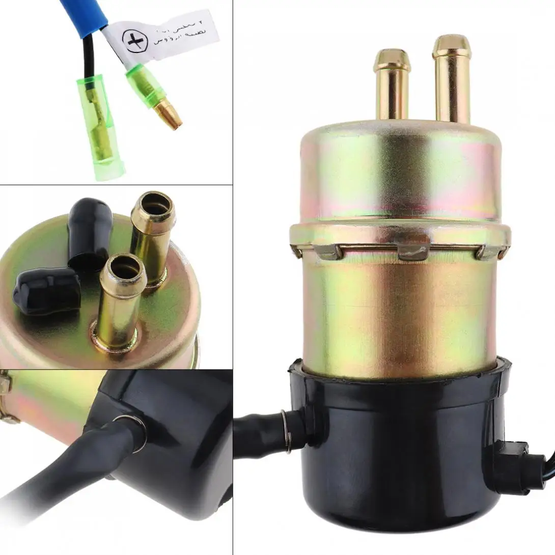 

Universal12V Motorcycle High Flow Electric Fuel Pump with Installation Accessories fit for XRV750 Africa Twin 1990-2003/Kawasaki