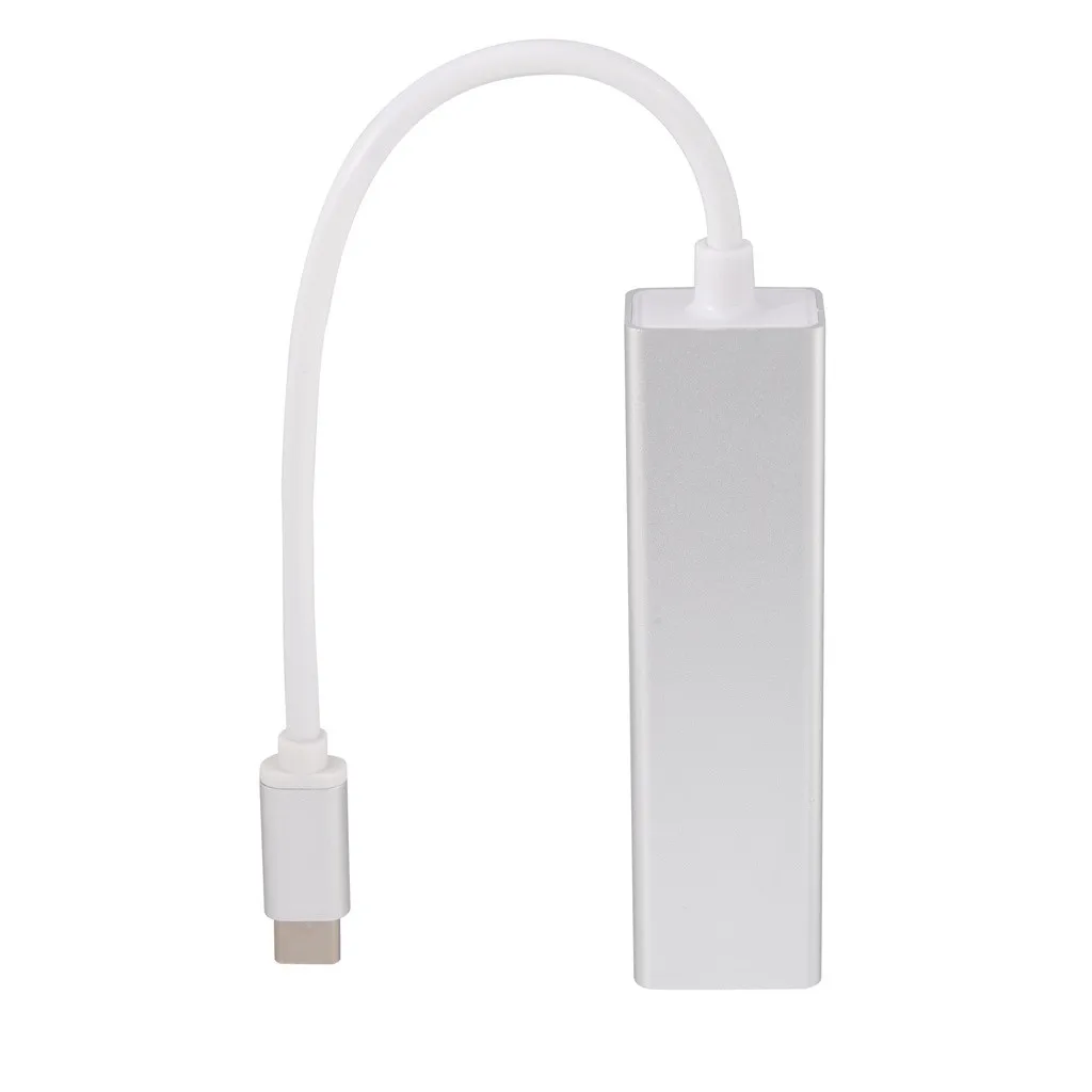 Ouhaobin Питание USB/type-C концентратор 4 порта Высокоскоростной тонкий компактный расширительный разветвитель для Windows