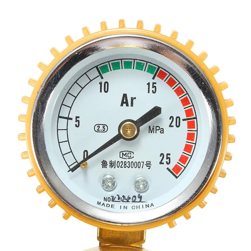 Металл и резина аргон CO2 счетчик регулятор расхода газа сварочный манометр предохранительный клапан долговечное качество