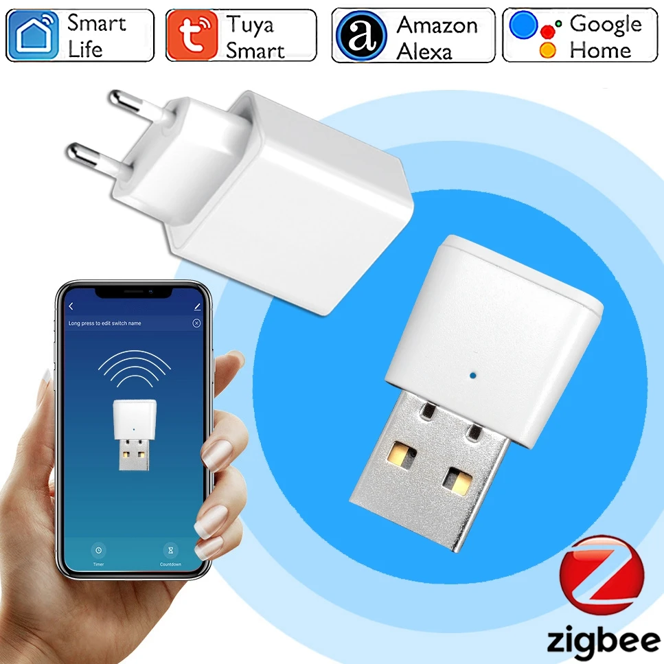 Tuya ZigBee 3.0 Signal Repeater USB Extender for Smart Life ZigBee