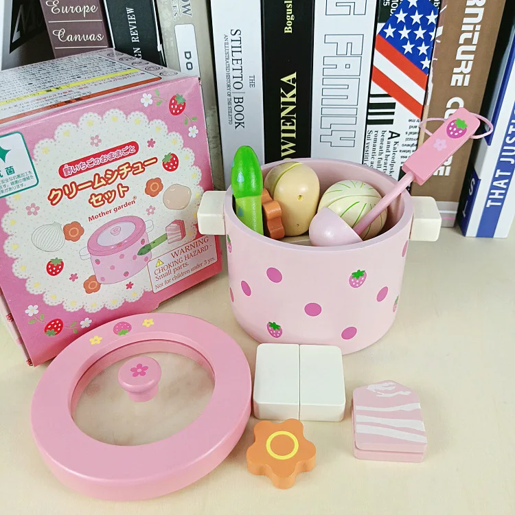 Новые продукты, игровой домик, модель, маленький горячий горшок, приготовление пищи, ингредиенты, детский игровой домик, развивающая игрушка для девочек 3-5-8 лет