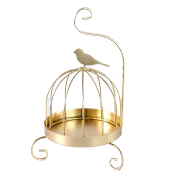 

Wrought Iron Bird Cage Mosquito Coils Holder Creative Home Decoration Fit for Home and Camping