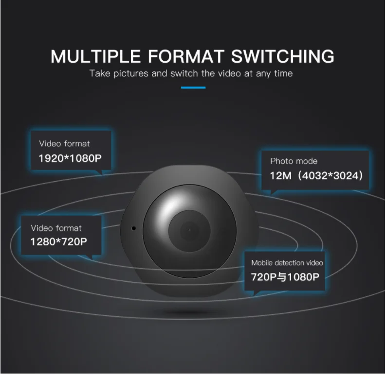 HD WiFi камера мини камера 1080p HD Гибкая камера для автомобиля ночная версия мини DVR Дистанционное управление датчик движения камера