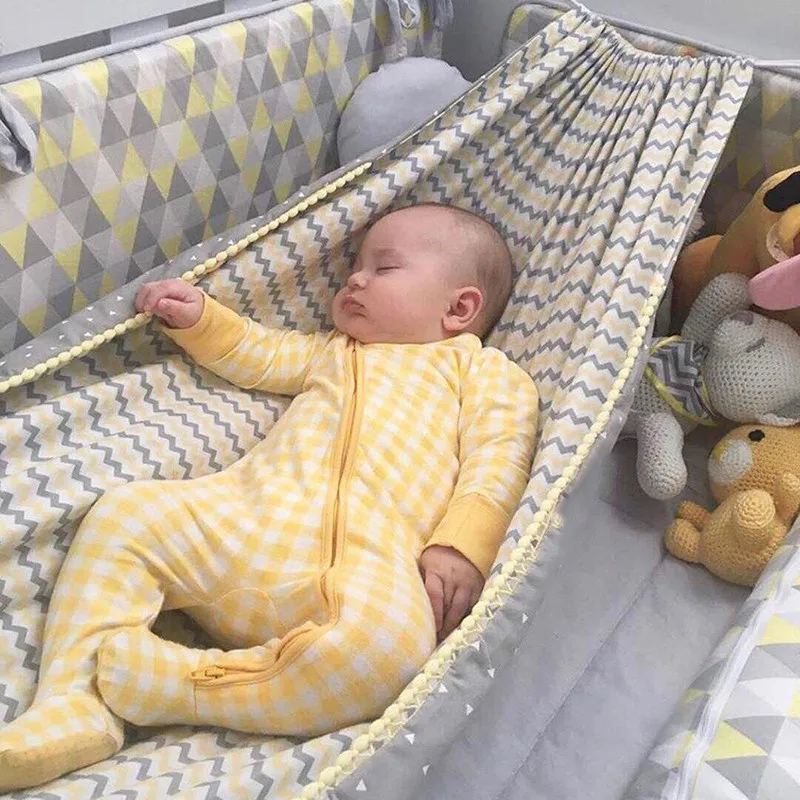

Baby Cribs Hanging Hammock Detachable Portable Folding Indoor Room Outdoor Swing Safety Infant Sleeping Bed Kids Funny Swing