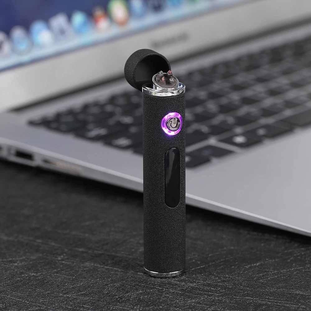 USB зажигалка электрическая зарядка Зажигалка сенсорная индукция ветрозащитные