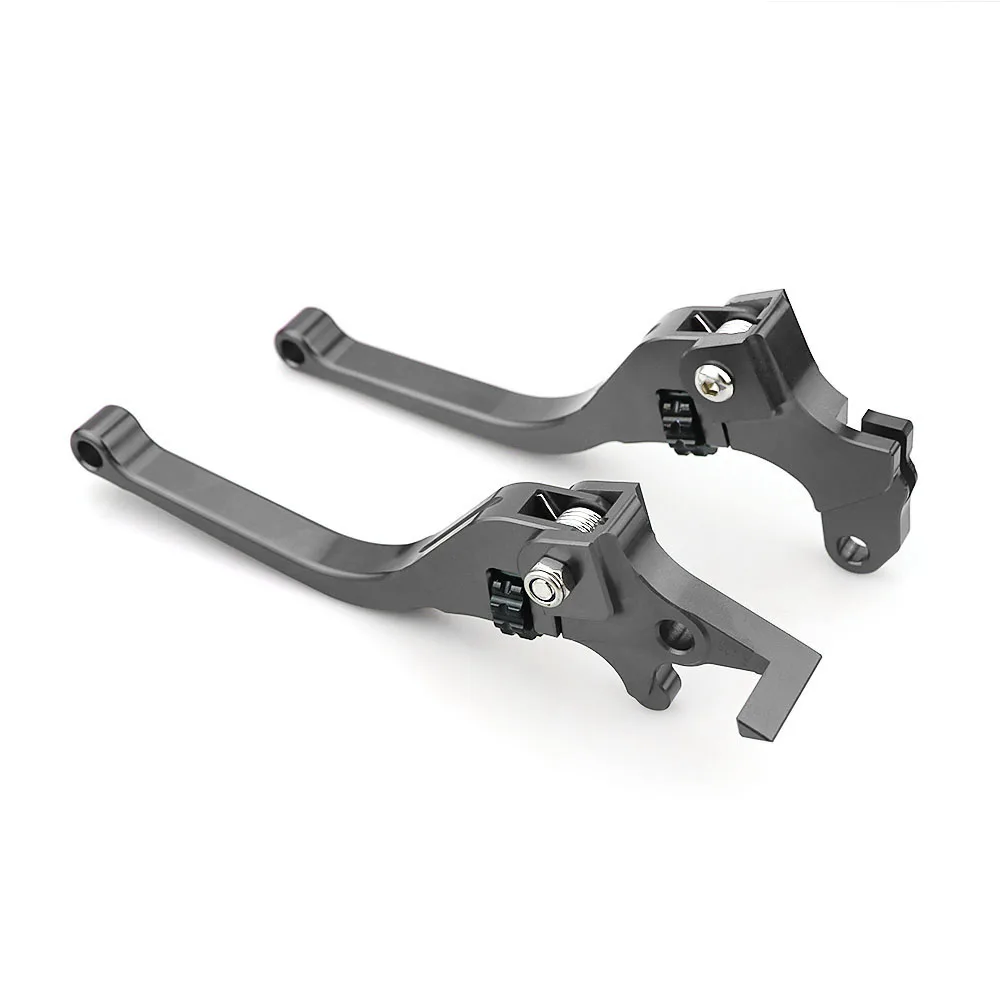 Titanium Пара мотоциклов CNC алюминиевые регулируемые ручки тормоза сцепления рычаги для YAMAHA Y15ZR EXCITER150 LC135 модифицированные аксессуары Запчасти - Цвет: Titanium