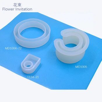 

Flower Invitation Handmade DIY Resin Silicone Bracelet Ring Package