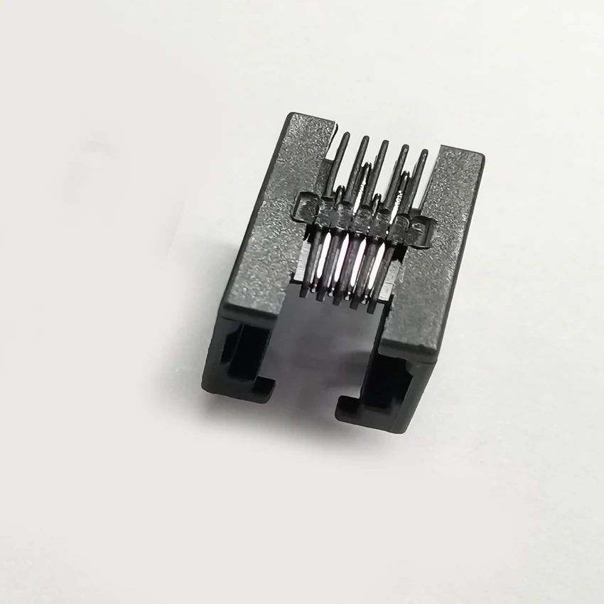 50 шт./лот 95001 RJ11 6P4C гнездовой разъем/гнездовой разъем для телефона 90 градусов