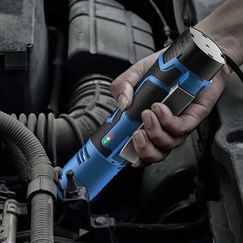 

Portable Electric Wrench Multifunctional 18V Screwdriver Right Angle Electric Ratchet Wrench Durable