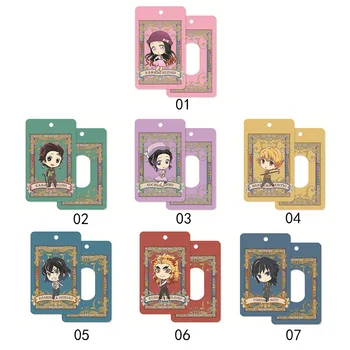 

Japan Anime Demon Slayer: Kimetsu no Yaiba Kamado Tanjirou Cosplay PVC Charm Creative Transparent Keychain Bag Card Pendant Gift