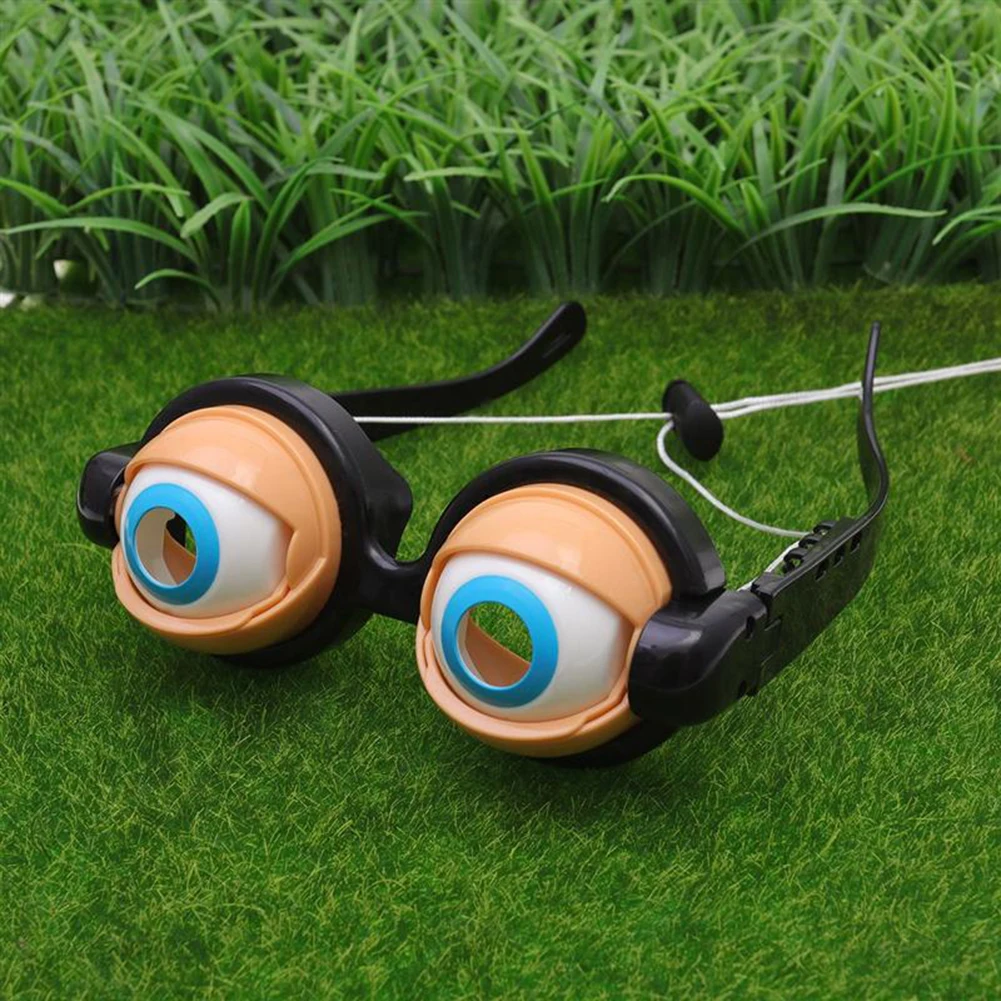 Kids Party Favor Funny Pranks Glasses Crazy Eyes Toy Supplies For