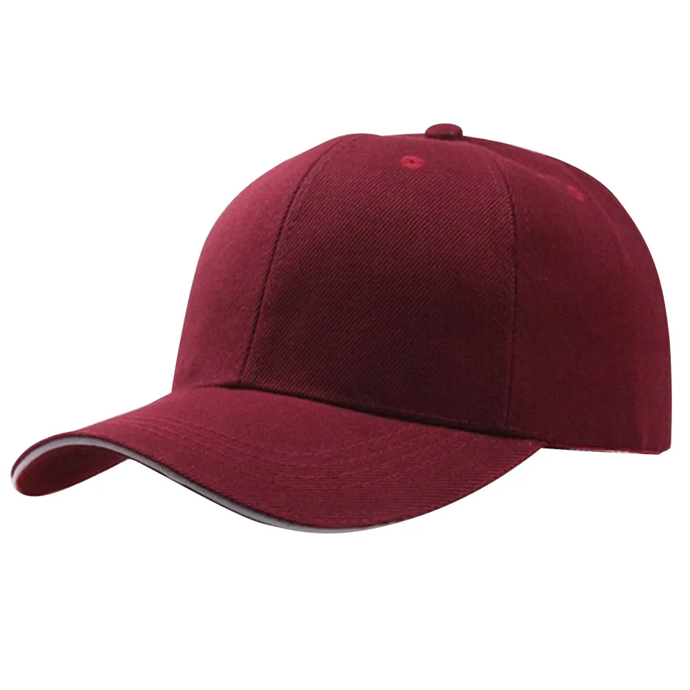 Унисекс модная бейсбольная кепка для мужчин и женщин Регулируемый головной убор черная Розовая белая кепка уличная бейсболка# YL5