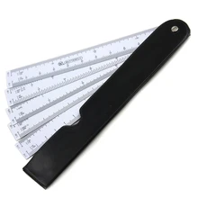 

Butterfly multi-functional fan-shape scale ruler folding multi-scale drawing rule engineering design drawing tool ruler chancery