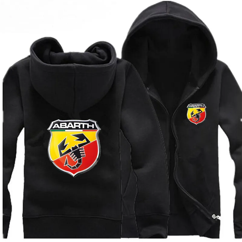 Весна осень Новое поступление для мужчин ABARTH толстовки модные новые толстовки с капюшоном и принтом мужские куртки