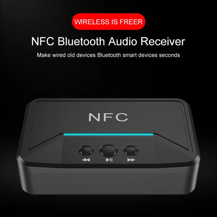 Bluetooth аудио приемник NFC/USB диск стерео беспроводной адаптер 3,5 мм AUX/RCA кабель для колонок LSMK99