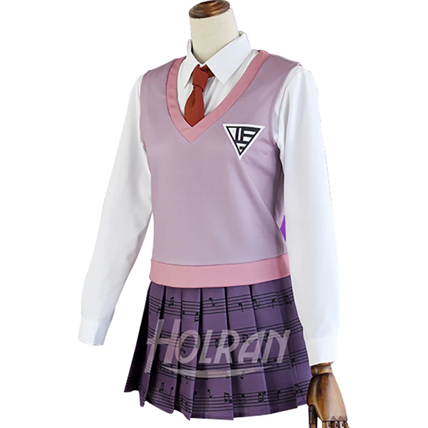 Горячая новинка японского аниме Danganronpa V3: Killing Akamatsu Kaede Косплей Костюм школьная