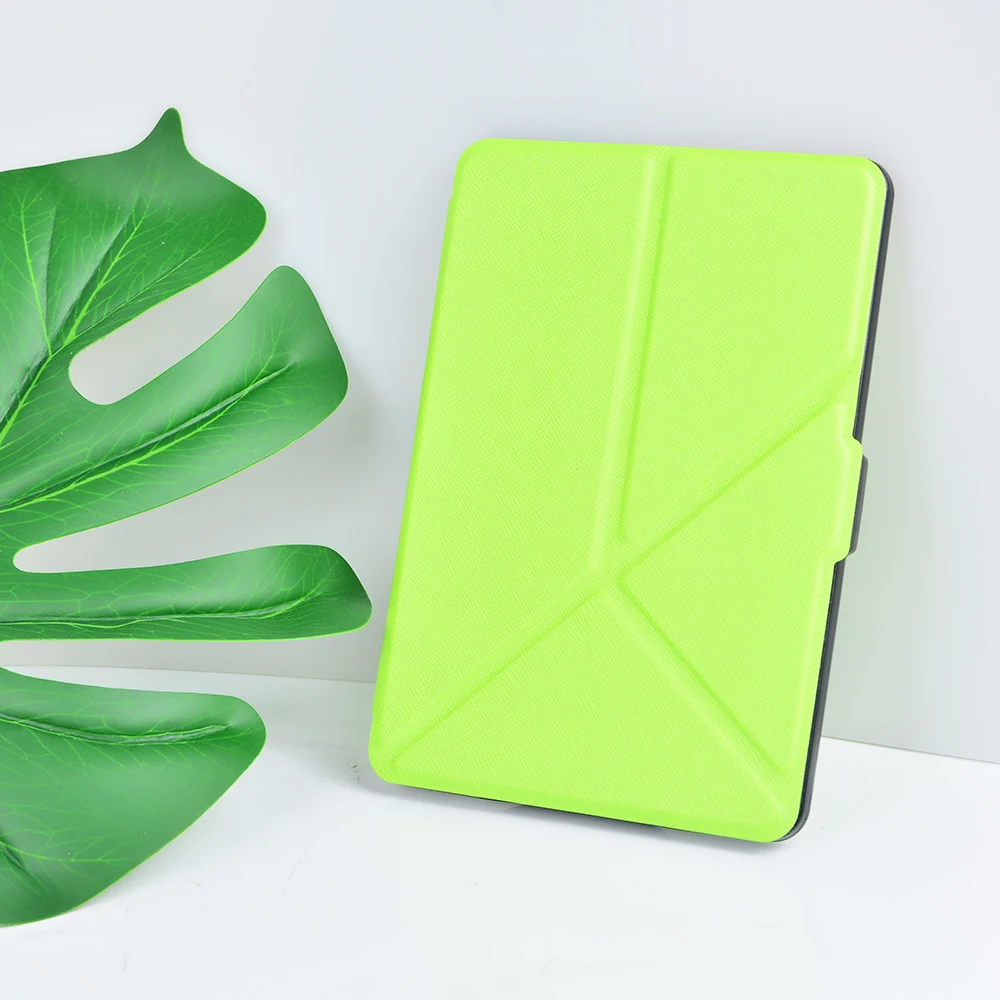 Смарт чехол для Kindle Paperwhite 1 2 3 оригами искусственная кожа подставка E reader Funda 2015|stand