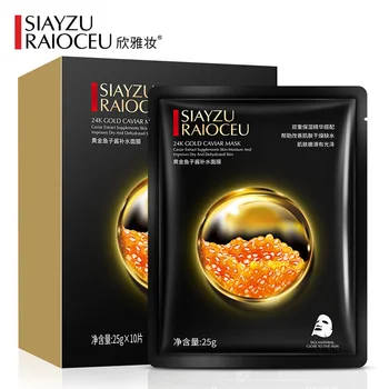 

golden caviar face mask replenishment facial mask deep moisturizing easy absorption improve skin facial care makeup