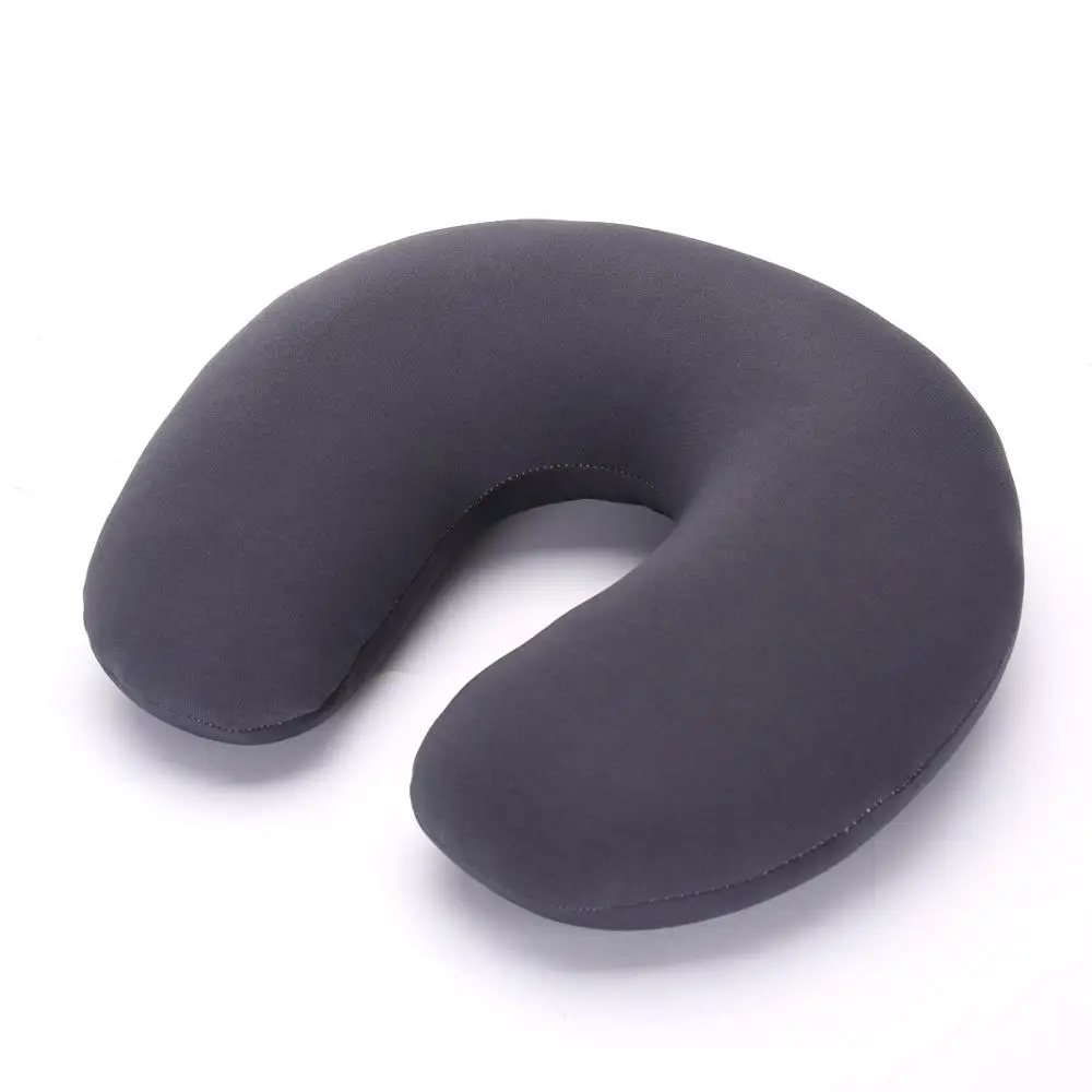 

Comfortable foam particle bead U pillow pillow for traveling neck