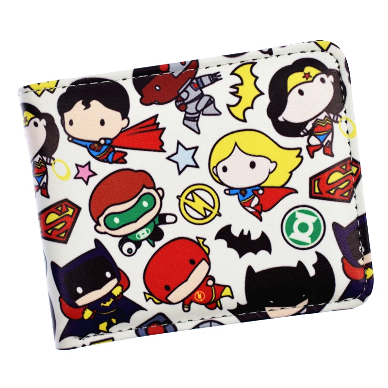 Новое поступление кошелек DC Лига Справедливости Бэтмена крутой дизайн на молнии