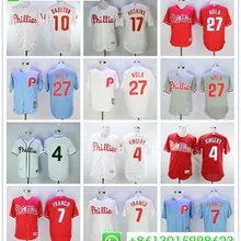 Мужская футболка с принтом "Филадельфия рис Хоскинс Аарон Нола Ленни Дикстра Даррен даултон майкел Франко"