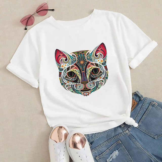 Arrival T Shirt Tee Women Short Sleeves Casual O-neck Female Basic Cartoon Fashion Ladies Clothes Summer Graphic Tops Tshirt