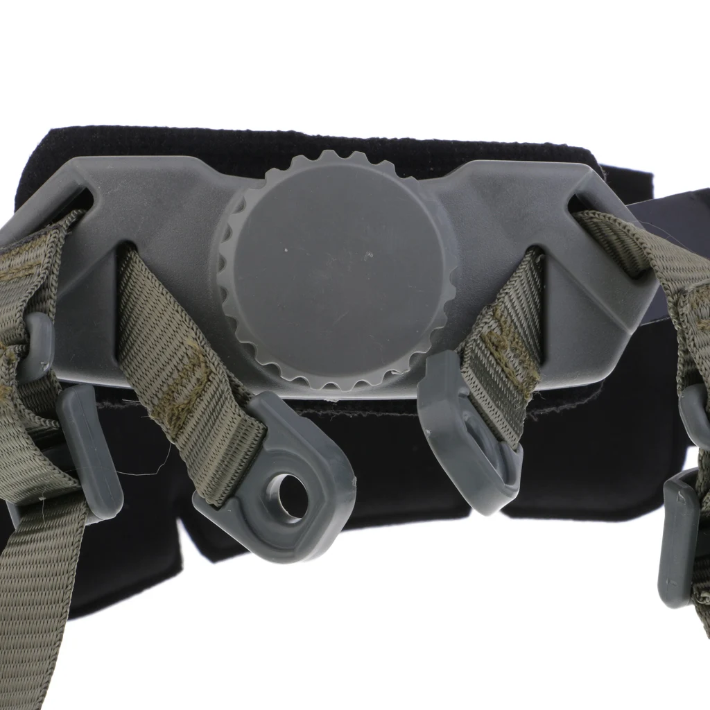 4 Points Helmet Chin Strap w/ Screws & Nuts for Fast ACH MICH Helmet, H-Nape Pad Harness