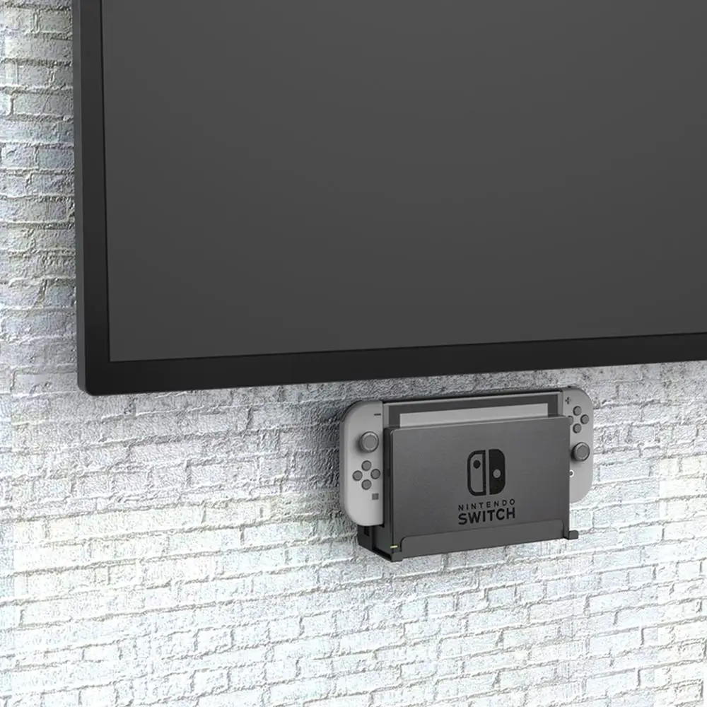 Montagem de Parede para Nintender-o Compatível com a Versão Atrás da tv Economia de Espaço Monzlteck Switch Oled Perto ou - Image 5