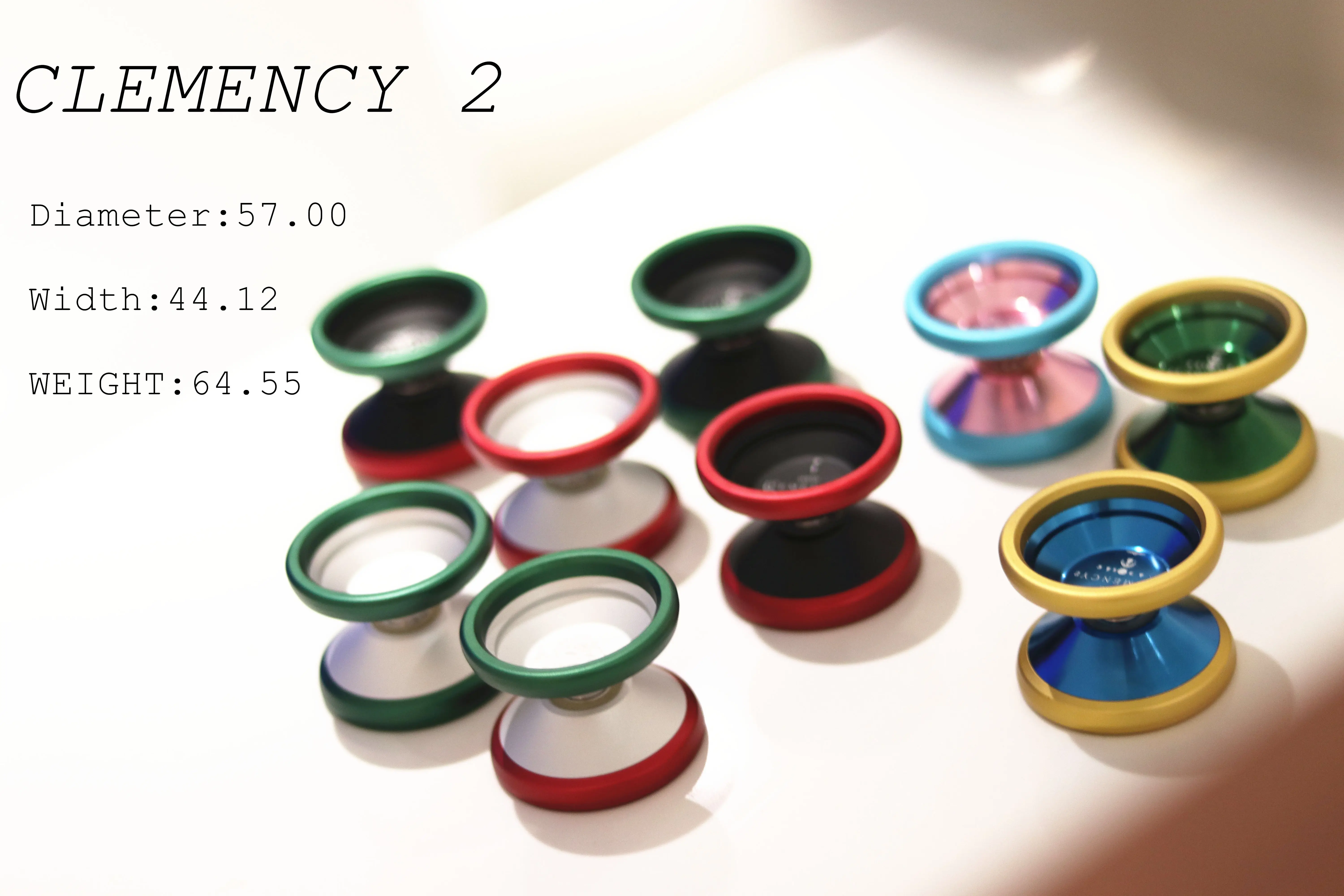 

New Arrive ACEYO CLEMENCY2 YOYO 7075 Metal Ring Competitive Yo-yo for Professional Yoyo Player Yoyo Unresponsive Yoyo