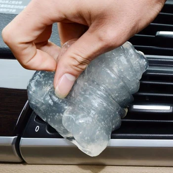 

1Pcs New Car Glue Gum Gel Air Conditioner Outlet Vent Interior Dust Dirt Cleaner Auto Cleaner Accessories Magic Clean Glue #PY10