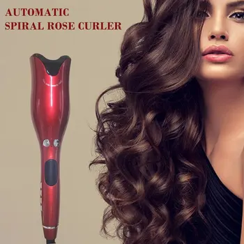 

Portable Multi-Function Rose-Shaped Curling Iron Automatic Spiral Multi-Function Lcd Lazy Curling Iron
