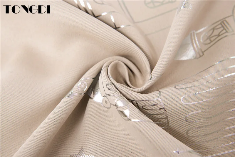 TONGDI блестящий серебристый Светонепроницаемый замок со звездами Детские