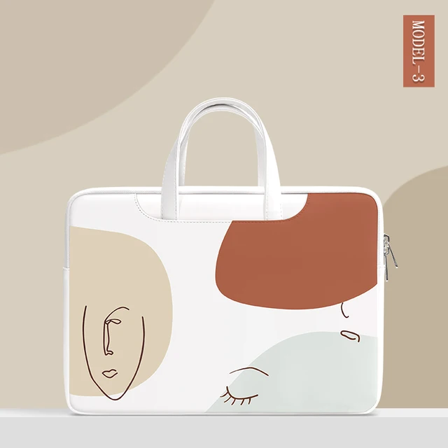 Laptop Bag 13.3 15.6 14 inch Waterproof Notebook Bag Sleeve For Macbook Case M1 Air Pro 13 15 Huawei Shoulder Handbag Briefcase MODEL 3