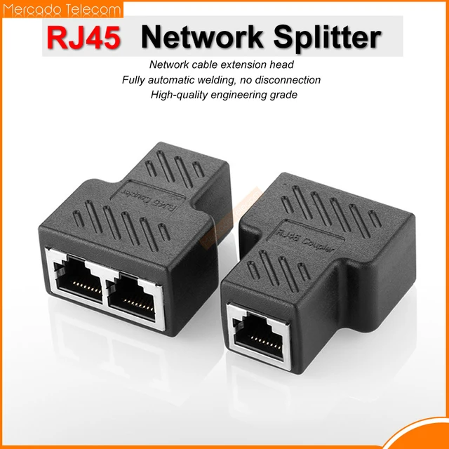 Splitter Connector Rj45 Connector  Ethernet Network Cable Splitter - Rj45  Splitter - Aliexpress