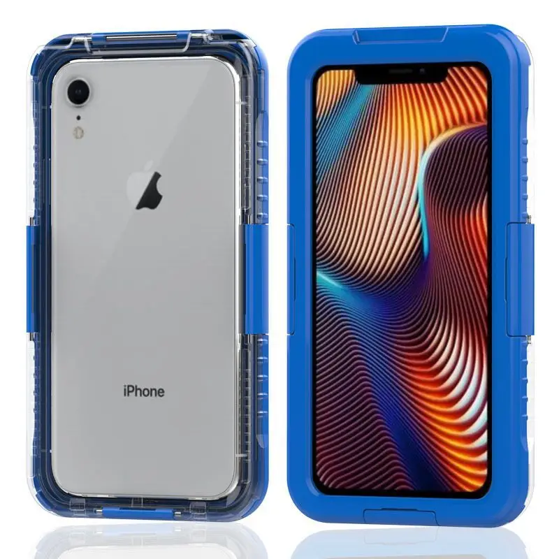 Стиль iPhone XR водонепроницаемый чехол для телефона 6,1 дюймов IP68 Водонепроницаемый чехол для Apple XR подводный корпус