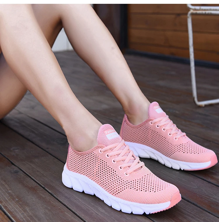 2021 Fashion Sneakers Women Shoes Breathable Light Slippers Platform Shoes Women Flats Female Sneakers Basket Women Sandalias