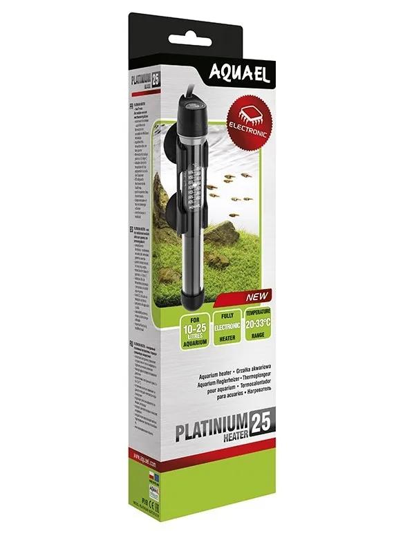 Aquael Обогреватель стеклянный PLATINIUM HEATER 25 W|Оборудование контроля температуры| |