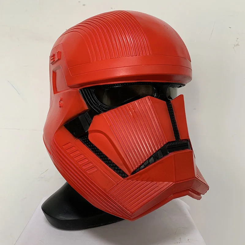 Звездные войны мандалорский Sith Trooper красный шлем The Rise of Skywalker Stormtrooper латексная маска для косплея для взрослых мужчин женщин подарок для детей