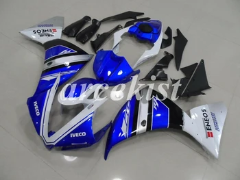 

New ABS Injection Motorcycle Full Fairing kit fit for YAMAHA YZF R1 2013 2014 13 14 Body set blue white