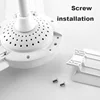 Super Silent Household Ceiling Fan 220V Energy Saving Fan ABS 5 blades Sleep/Natural Wind hanging Fan Home Student Dorm Use ► Photo 2/6