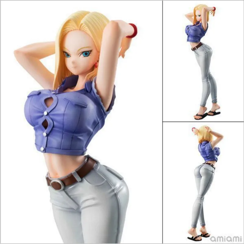 Экшн-фигурка игрушечная из лазурита Android 18 19 см Рождественский подарок с коробкой