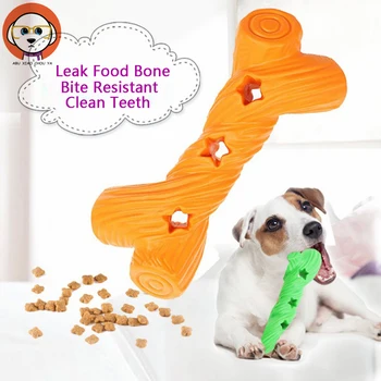 

Pet Dog Silicon Toys Tree Branch Design Hiding Dog Food for Training Pet Tooth Cleaning Dog Toothbrush Dog Biting Toy MeiBu